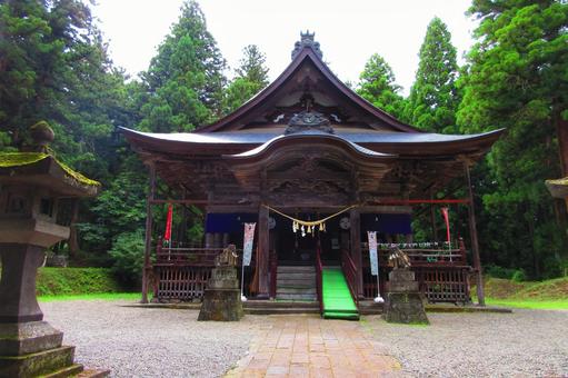 新潟県-関山神社-拝殿 新潟県-関山神社-拝殿の写真