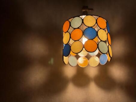 ガラスのペンダントライト ライト,ペンダントライト,ガラスの写真素材