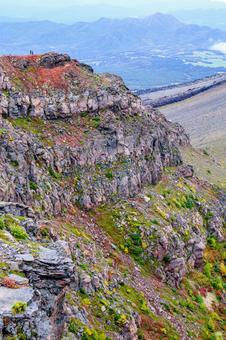 浅間山の外輪山 浅間山,日本百名山,長野の写真素材