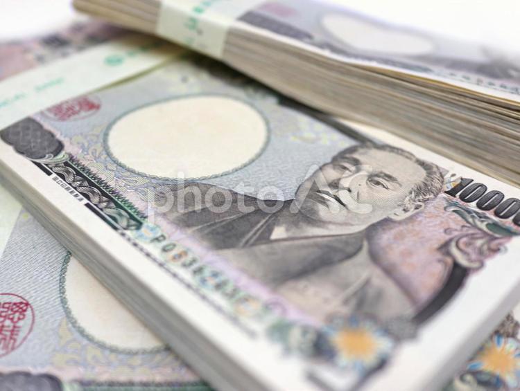 紙幣のイメージ　一万円札　1024 一万円,お金,増税の写真素材