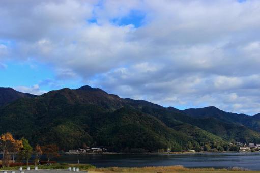 秋の河口湖周辺の写真