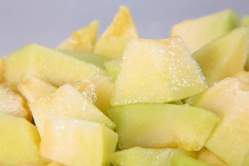 Photo, melon, niebieskie mięso, owoce, 
