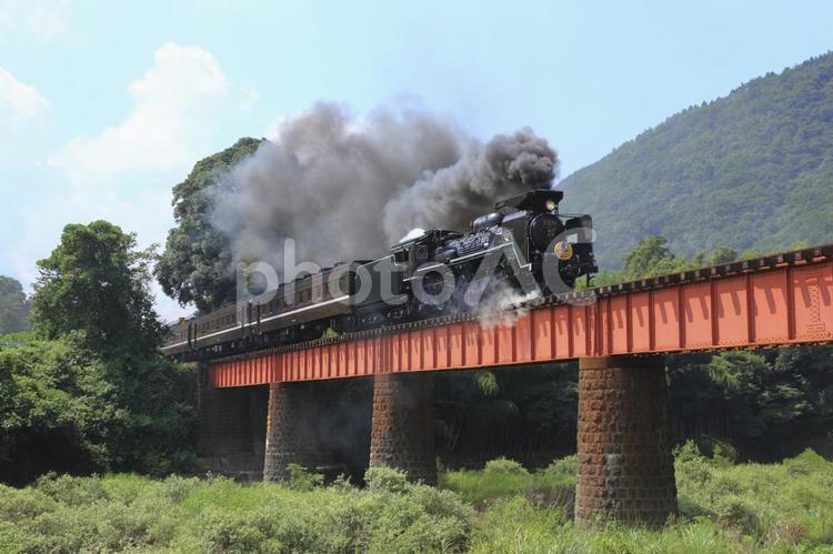 臨時列車山口号 山口号,貴婦人,蒸気機関車の写真素材