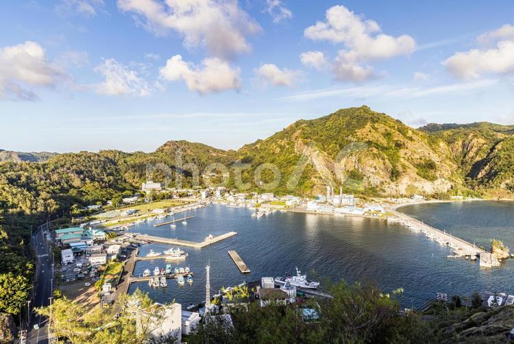 小笠原諸島　大神山公園山頂から望む絶景 小笠原諸島,大神山公園,海の写真素材