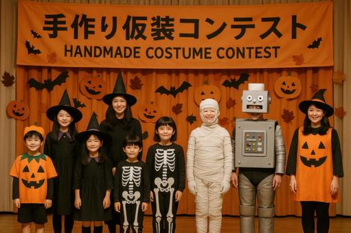 手作り仮装コンテスト 手作り仮装コンテストの写真