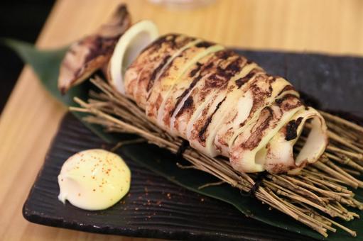 函館で食べたイカ焼き 函館で食べたイカ焼き 料理,食べ物,食材の写真素材