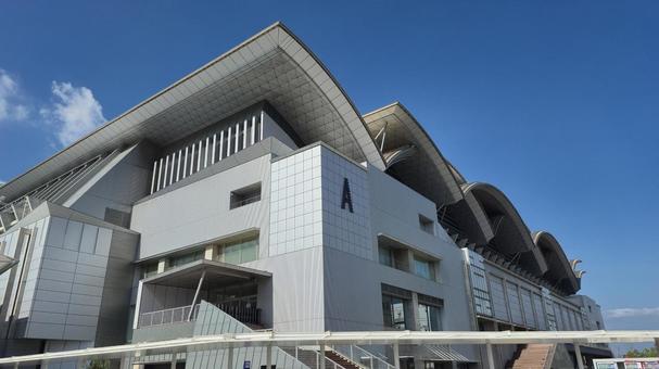 マリンメッセ福岡A館 日本,福岡,西日本の写真素材