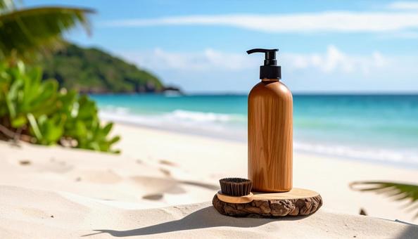 シャンプーボトル ヘアケアのイメージ  シャンプーボトル ヘアケアのイメージの写真