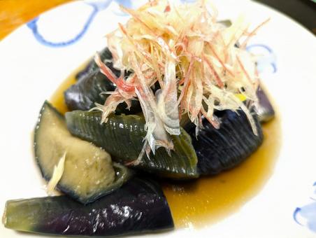 ナスの煮びたし ナスの煮びたし 野菜,彩,ミョウガの写真素材