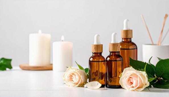 バラのアロマオイル バラのアロマオイルの写真