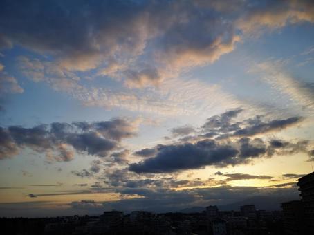 夕焼け空 夕焼け空の写真