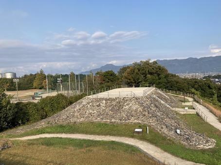 史跡　西谷墳墓群・西谷２号墳 島根県,出雲市,島根の写真素材