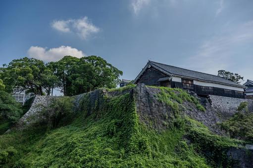 熊本城周辺の景色 熊本城周辺の景色 熊本城,観光地,歴史の写真素材