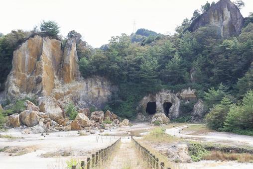 泉山磁石場 泉山磁石場 有田,泉山磁石場,陶石の写真素材
