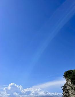 崖のある風景 崖のある風景の写真