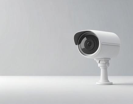 Security camera with text space, surveillance camera, camera, crime prevention, JPG