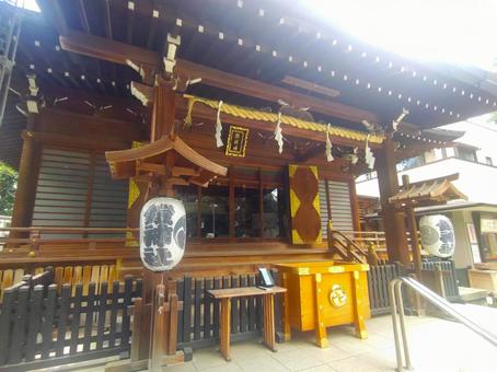 写真素材:東京都 鎧神社の拝殿2 写真素材:東京都 鎧神社の拝殿2の写真