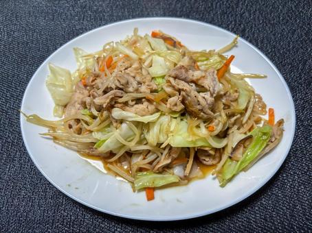 肉野菜炒め 肉野菜炒め,野菜炒め,肉野菜の写真素材