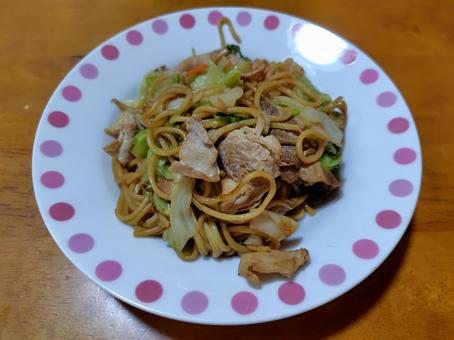 焼きそば 食べ物,野菜,食事の写真素材