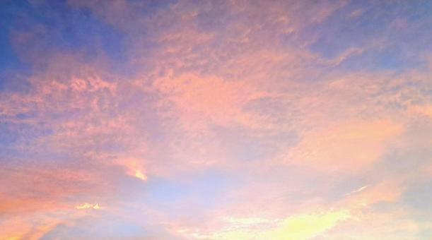 Sunset sky, JPG