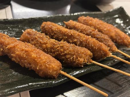 味噌カツ 味噌カツ 味噌カツ,串カツ,揚げ物の写真素材