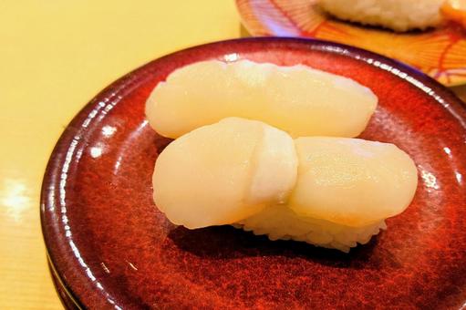 美味しいお寿司(ホタテ) 美味しいお寿司(ホタテ)の写真