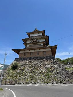 高島城_3 高島城,諏訪,浮城の写真素材