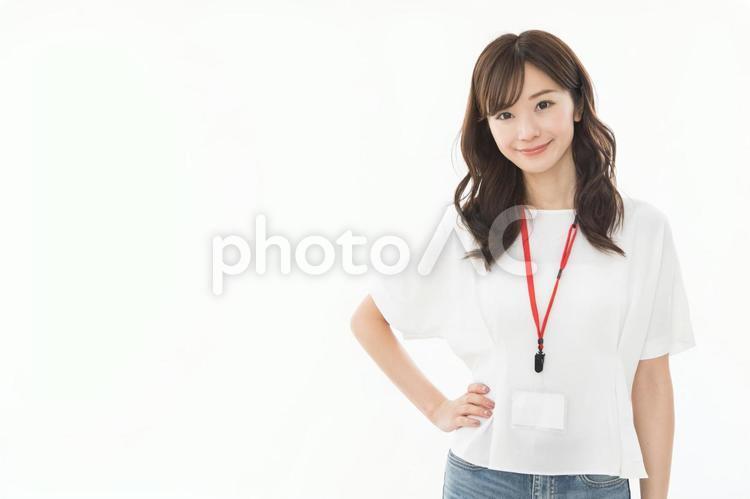 若い女性　ビジネスウーマン 女性,人物,ビジネスの写真素材
