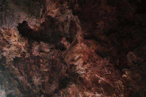 Photo, a stalactite, limestone, rock, 