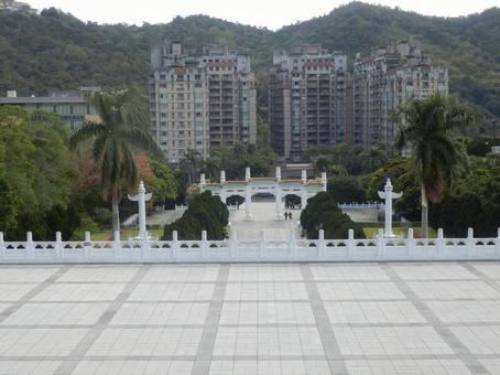 台北の古い集合住宅 台北の古い集合住宅 台湾,集合住宅,台北の写真素材