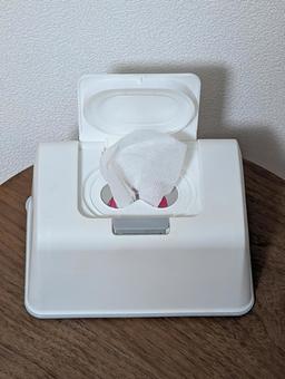 ウェットティッシュ 蓋開 ウェットティッシュ 蓋開 ティッシュ,ティッシュペーパ,消毒の写真素材