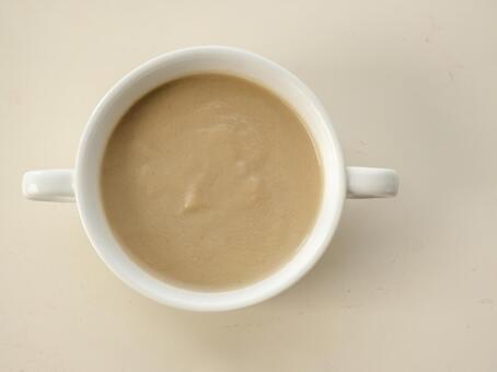 ごぼうスープ ポタージュ 牛蒡,ゴボウスープ,食べ物の写真素材