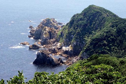 神島弁天岬 弁天岬,神島,潮騒の写真素材