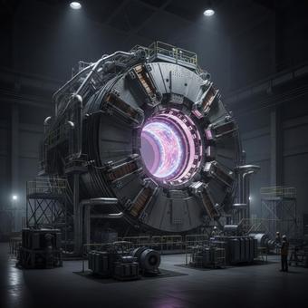 核融合炉の未来エネルギー実験 核融合炉の未来エネルギー実験の写真