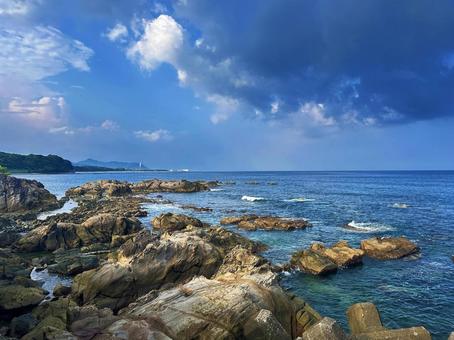 海岸 夏の海 海岸 夏の海 自然,海岸,海辺の写真素材