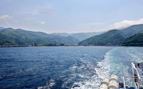 Photo, departure, suruga bay, suruga bay ferry, 