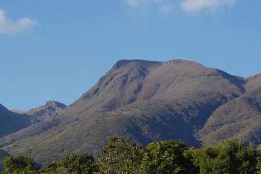 くじゅう連山 くじゅう連山 山,くじゅう連山,風景の写真素材
