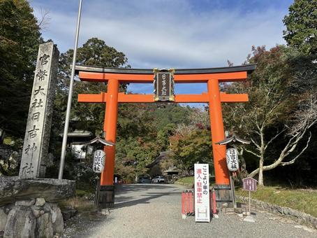 日吉大社 日吉大社,比叡山,大津市の写真素材