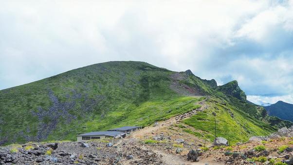 硫黄岳 硫黄岳 山,登山,硫黄岳の写真素材