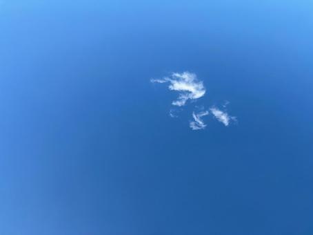 青空と雲 青空と雲の写真