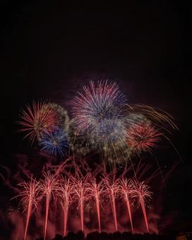 常総きぬ川花火大会 常総きぬ川花火大会 常総きぬ川花火大会,花火,fireworksの写真素材