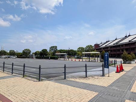 横浜レンガ倉庫 駐車場 横浜レンガ倉庫 駐車場 横浜レンガ倉庫,駐車場,北側の写真素材