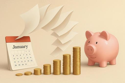 時と貯金(積み上がる資産) 時と貯金(積み上がる資産)の写真