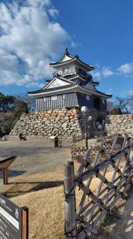 青空の浜松城 青空の浜松城 浜松城,城,お城の写真素材