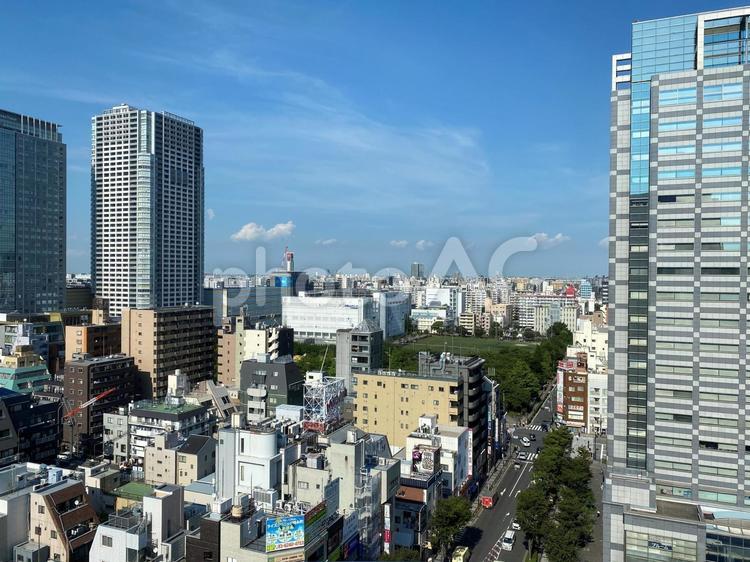 錦糸町から眺めた東側の街並み 街並み,東京,青空の写真素材