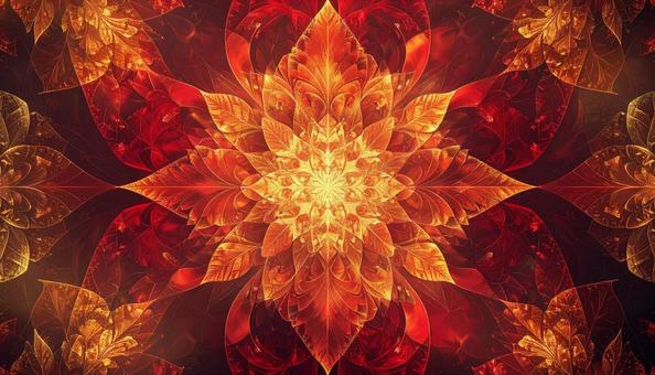 紅葉の星華模様 紅葉の星華模様の写真