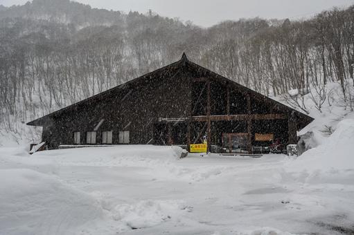 谷川岳への道のり 谷川岳への道のり 雪景色,銀世界,snowの写真素材