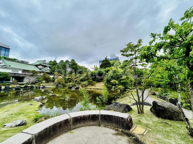 富山城址公園・和風庭園 富山市,富山県,富山城の写真素材