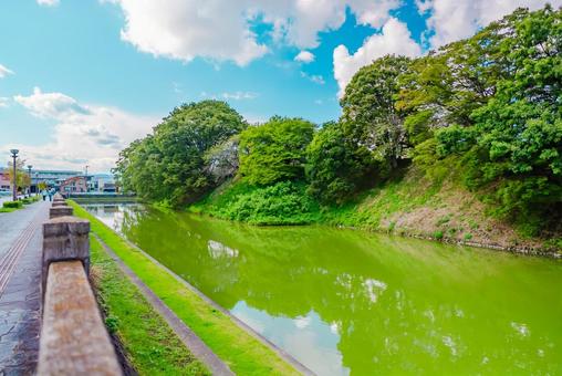 【山形】山形駅の周辺 山形城跡 【山形】山形駅の周辺 山形城跡の写真