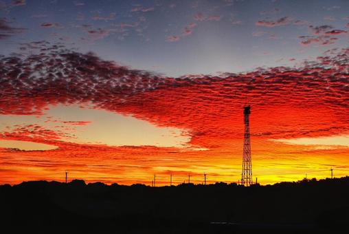 夕焼け 夕焼けの写真